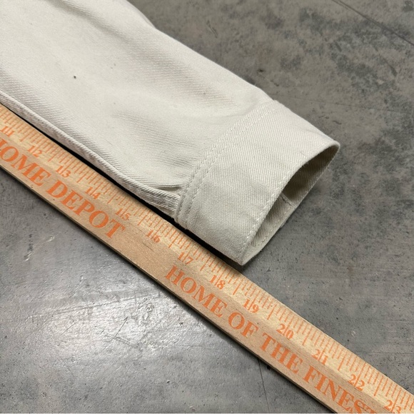 Topshop Topman Black Borg Lined Denim Jacket XL - Picture 7 of 10